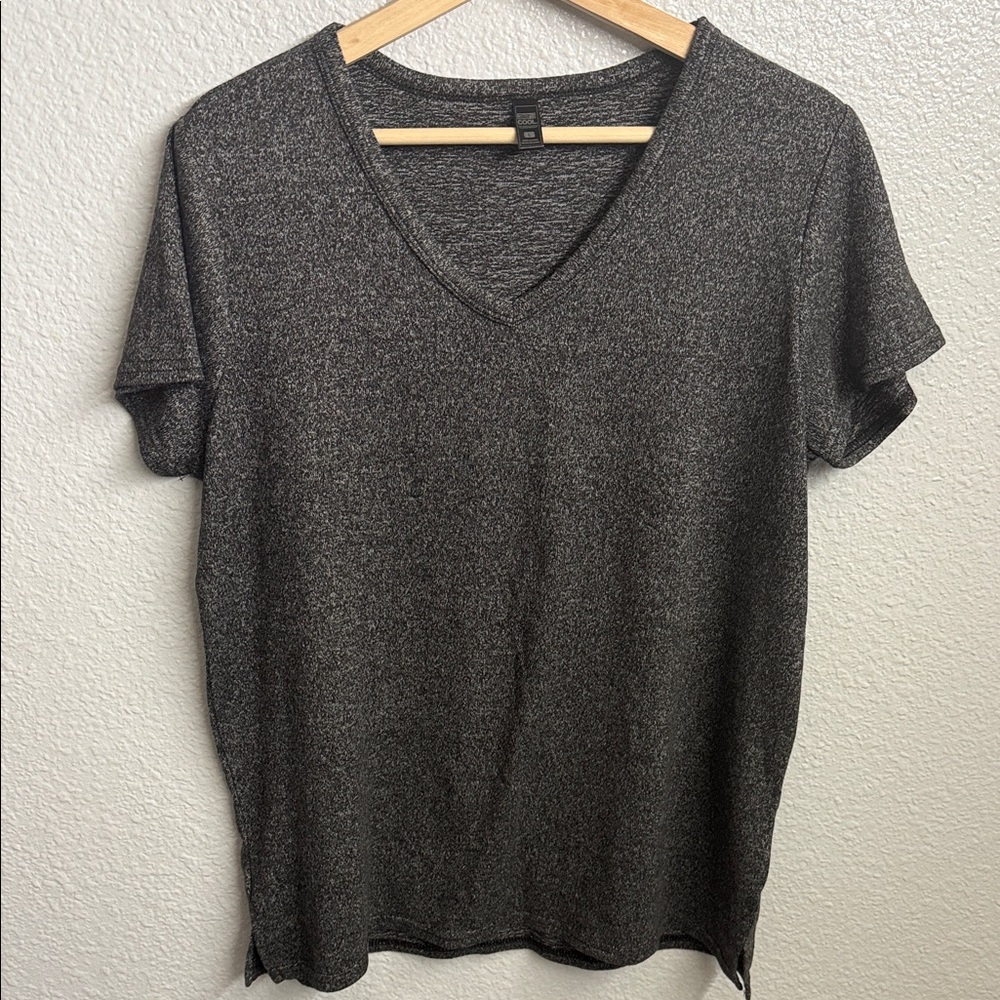 Classic grey V-Neck Women's Top